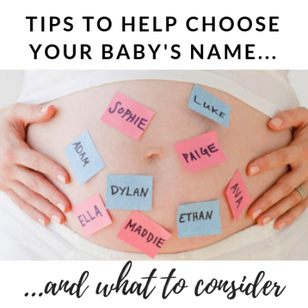 Choosing the Right Name for your Baby